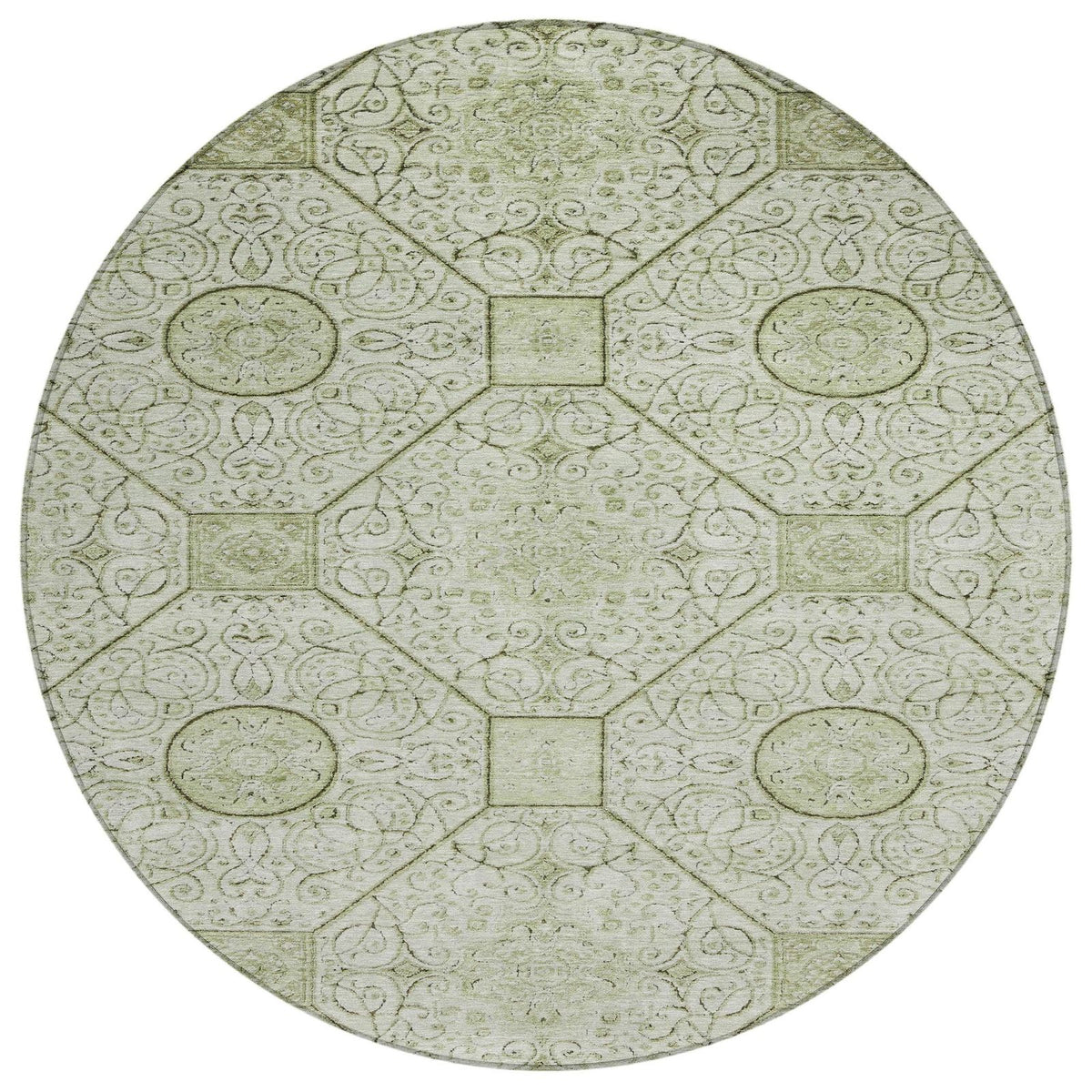 Addison Rugs Iriora Green Washable Indoor-Outdoor Rug