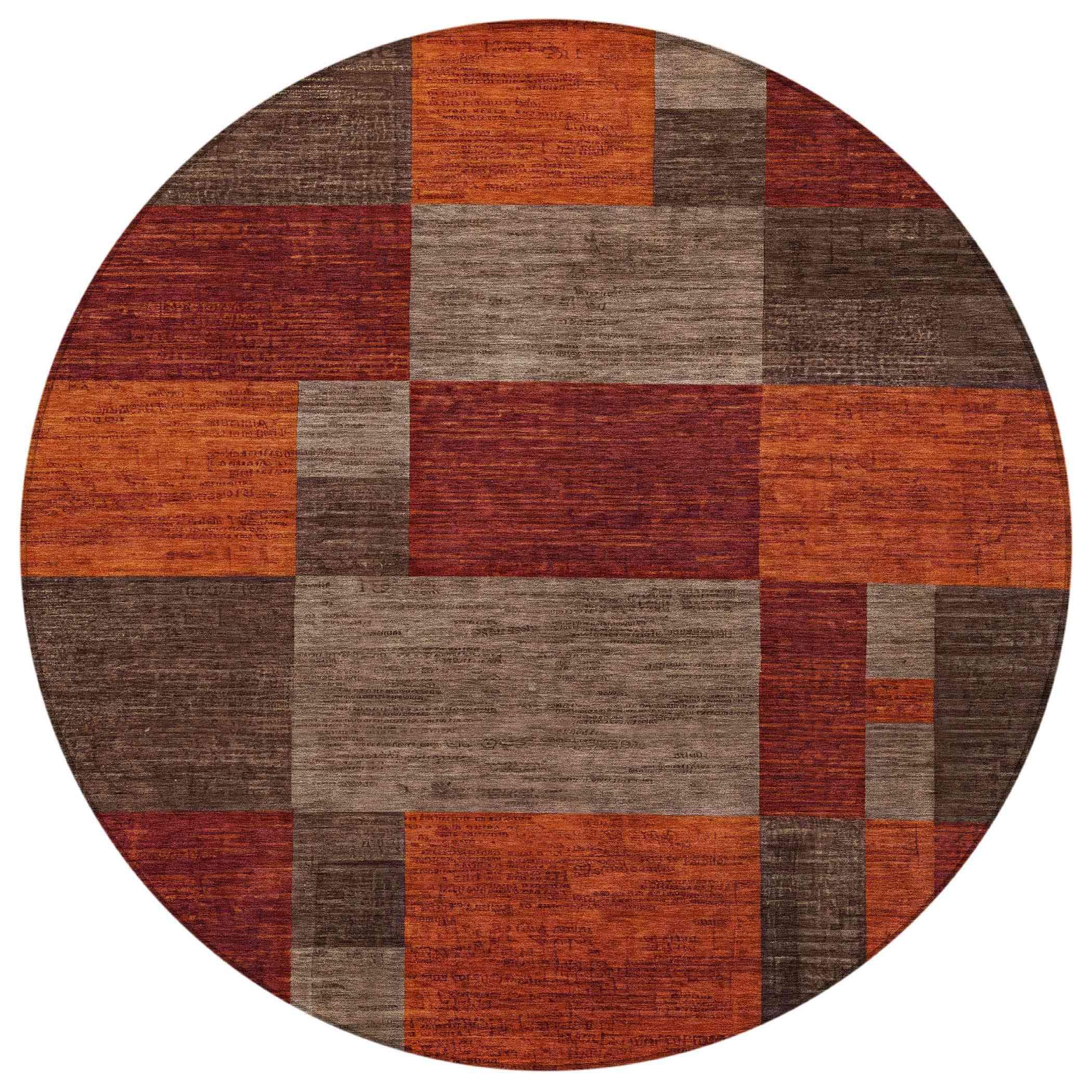Addison Rugs Iriyn Brown Washable Indoor-Outdoor Rug