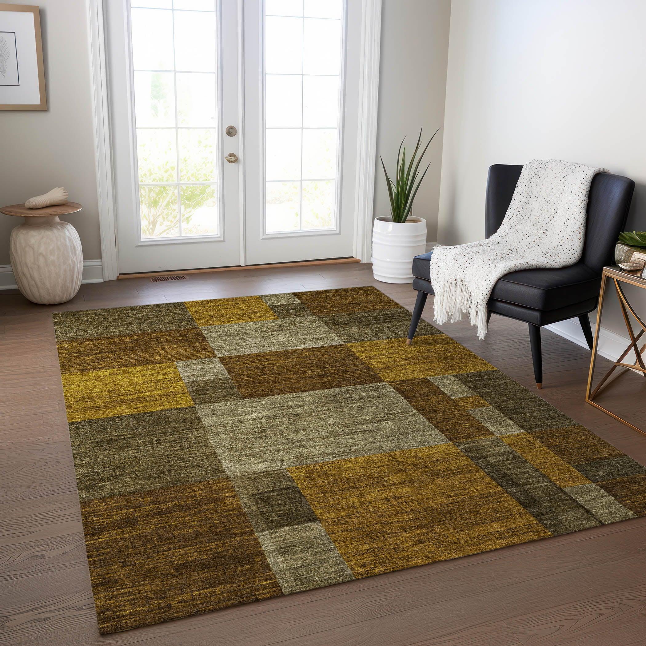 Addison Rugs Iriyn Gray Washable Indoor-Outdoor Rug