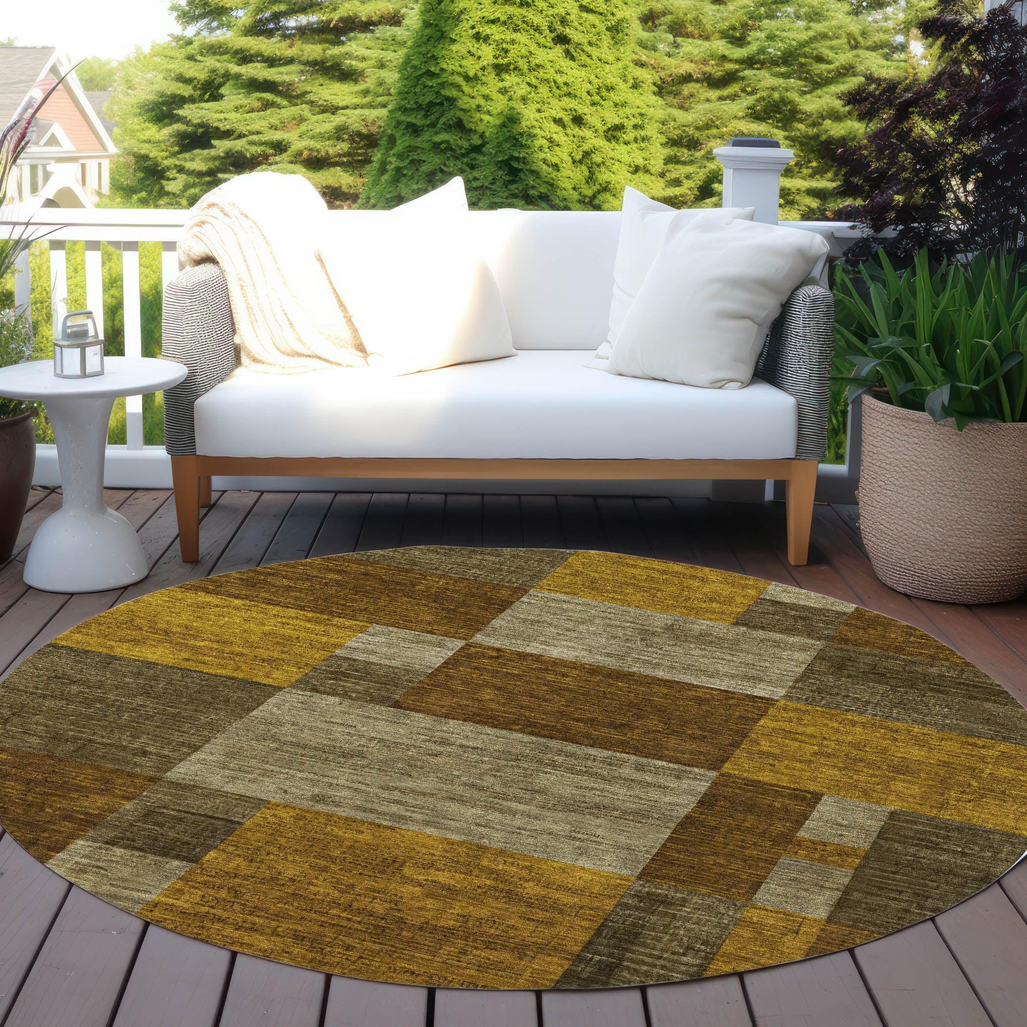 Addison Rugs Iriyn Gray Washable Indoor-Outdoor Rug
