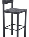 Zuo Modern Iska Aluminum Outdoor Barstool 2PC