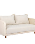 Ivory Coast Fabric Outdoor Loveseat