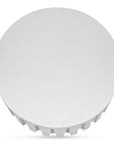 Eris White Concrete Outdoor Round Coffee Table