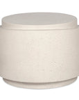 Cosmo Concrete and Stone Outdoor Round Accent Table