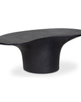 Yumi Concrete Outdoor Oval Coffee Table