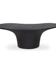 Yumi Concrete Outdoor Oval Coffee Table