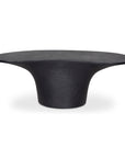 Yumi Concrete Outdoor Oval Coffee Table