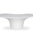 Yumi Concrete Outdoor Oval Coffee Table