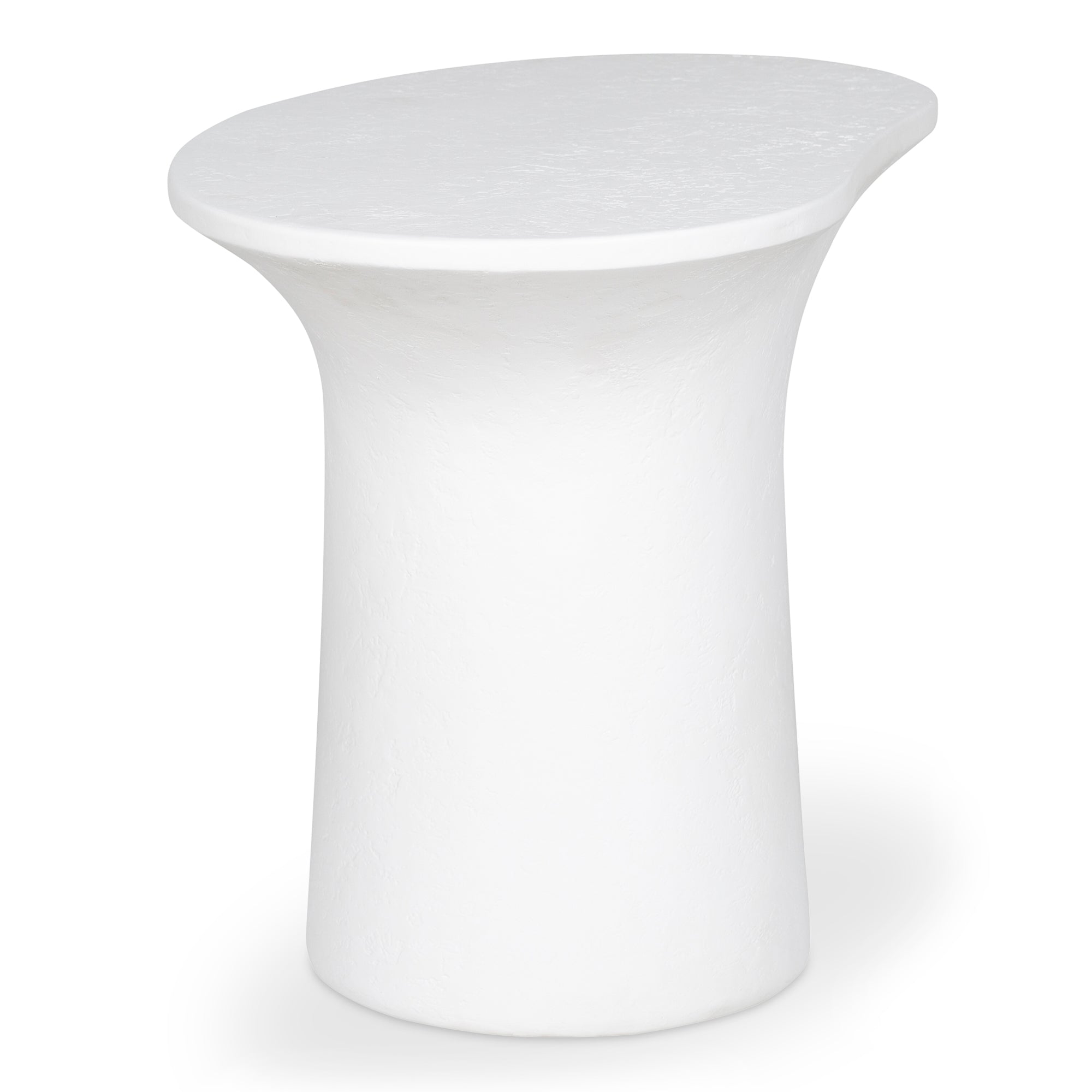 Yumi Concrete Outdoor Geometric Accent Table