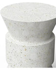 Jackson Unique Shaped Concrete Outdoor Stool-Garden Stools-Urbia-LOOMLAN