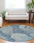Addison Rugs Jaelain Blue Washable Indoor-Outdoor Rug