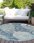 Addison Rugs Jaelain Blue Washable Indoor-Outdoor Rug