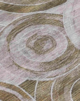 Addison Rugs Jaelain Brown Washable Indoor-Outdoor Rug