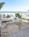 Addison Rugs Jaelain Brown Washable Indoor-Outdoor Rug