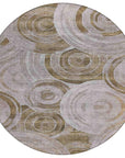 Addison Rugs Jaelain Brown Washable Indoor-Outdoor Rug