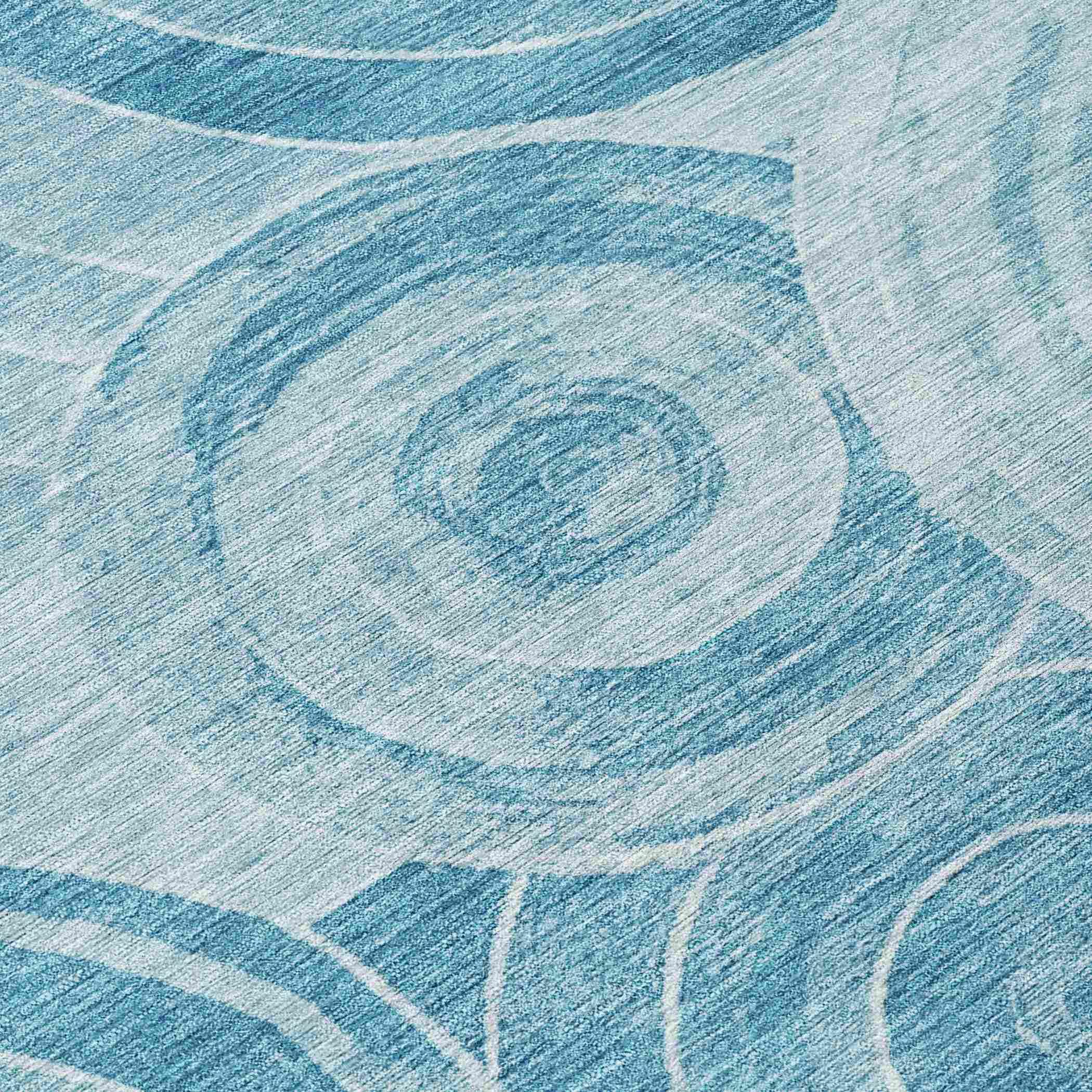 Addison Rugs Jaelain Denim Washable Indoor-Outdoor Rug