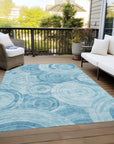 Addison Rugs Jaelain Denim Washable Indoor-Outdoor Rug