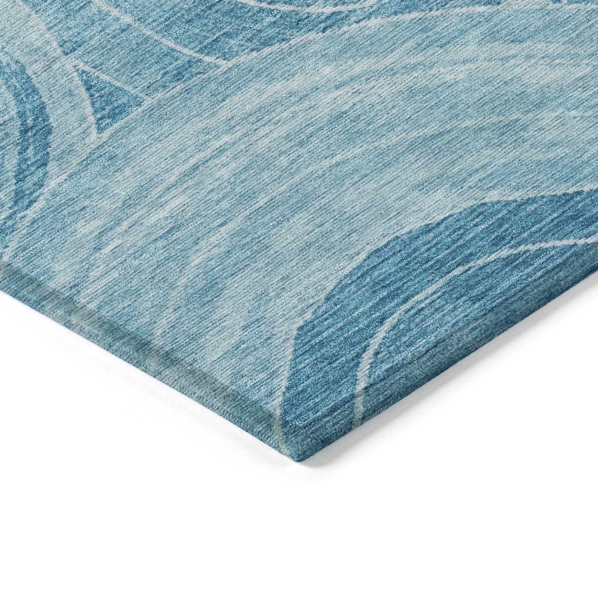 Addison Rugs Jaelain Denim Washable Indoor-Outdoor Rug