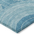 Addison Rugs Jaelain Denim Washable Indoor-Outdoor Rug