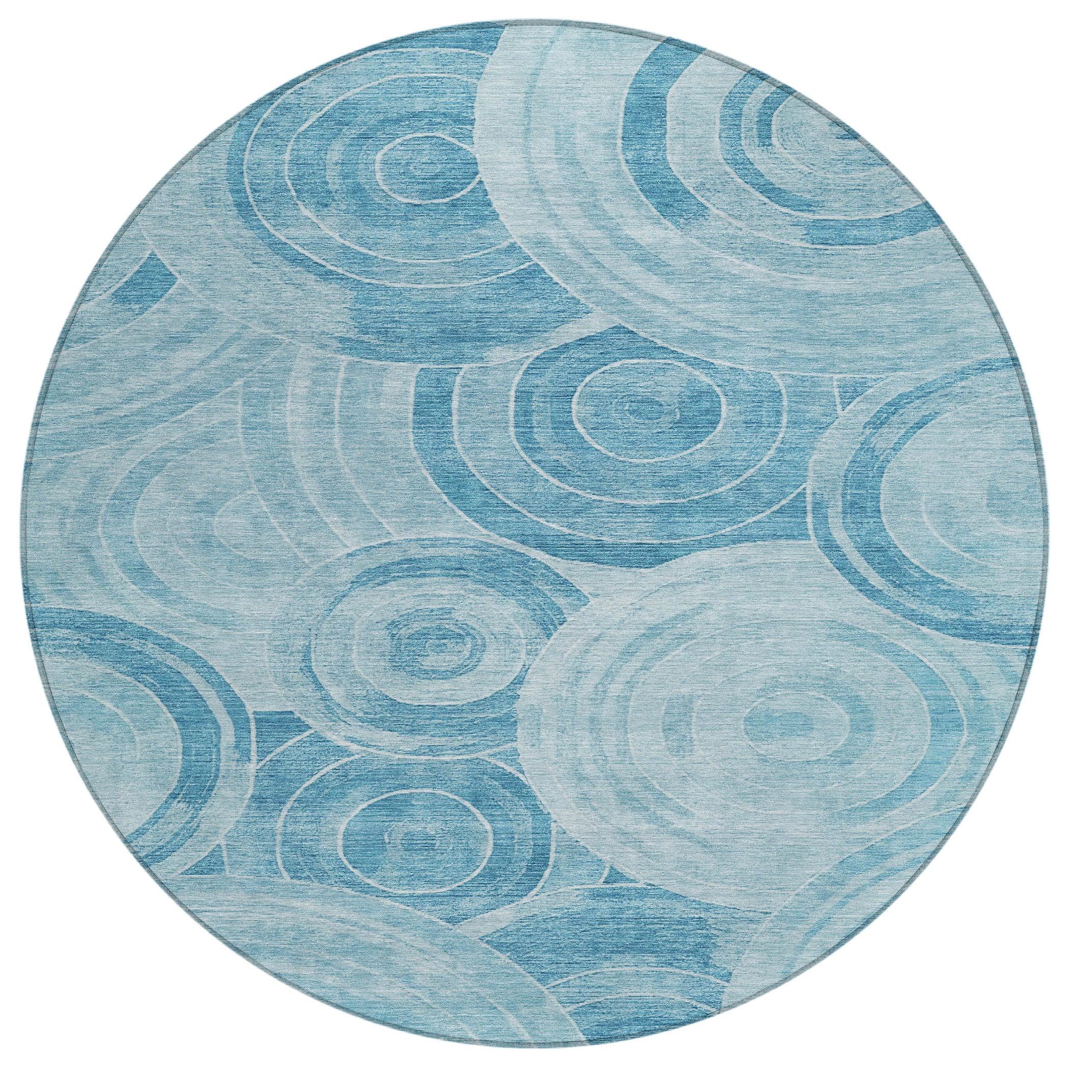 Addison Rugs Jaelain Denim Washable Indoor-Outdoor Rug