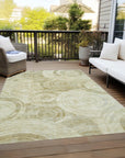 Addison Rugs Jaelain Gold Washable Indoor-Outdoor Rug