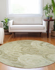 Addison Rugs Jaelain Gold Washable Indoor-Outdoor Rug