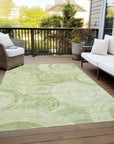 Addison Rugs Jaelain Green Washable Indoor-Outdoor Rug