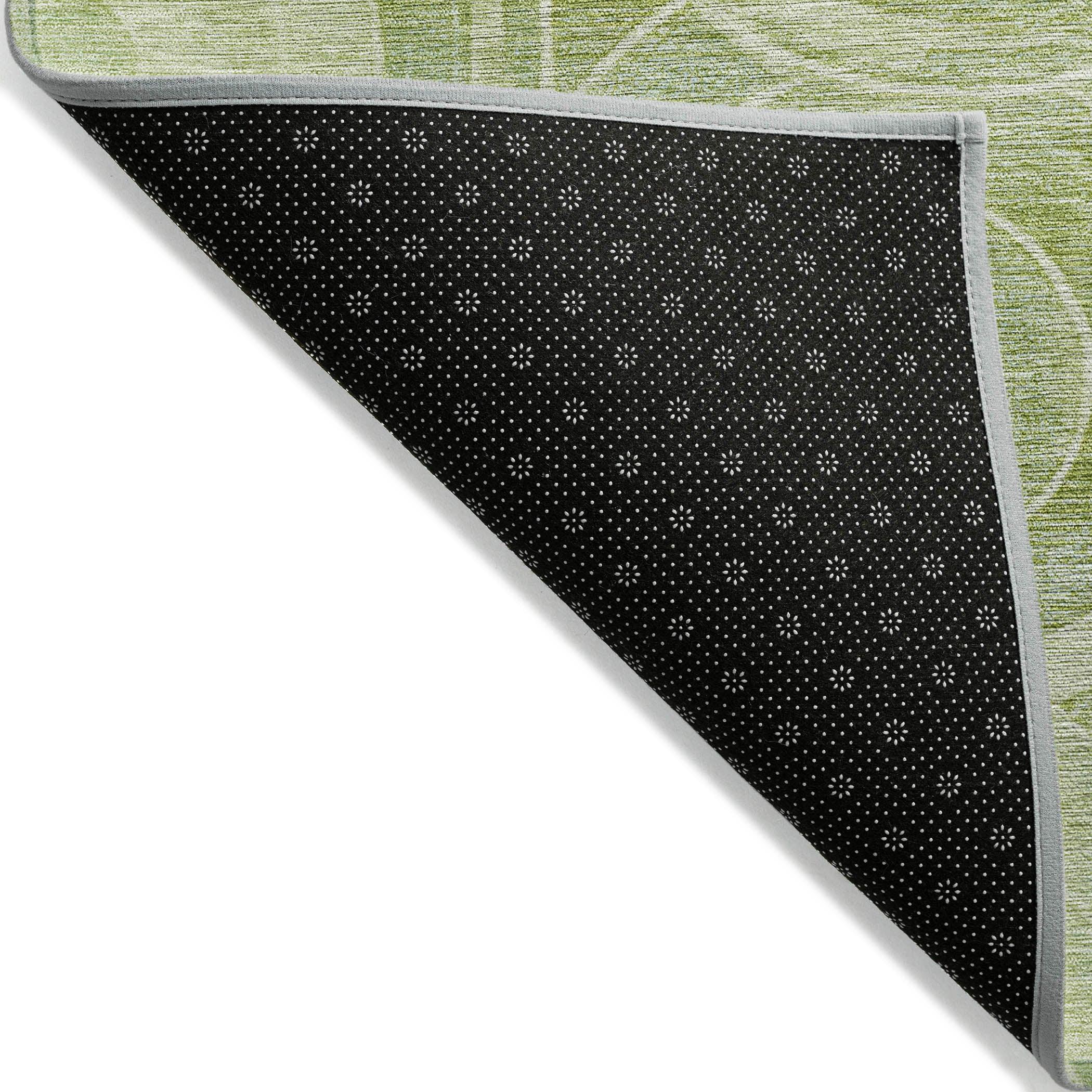 Addison Rugs Jaelain Green Washable Indoor-Outdoor Rug