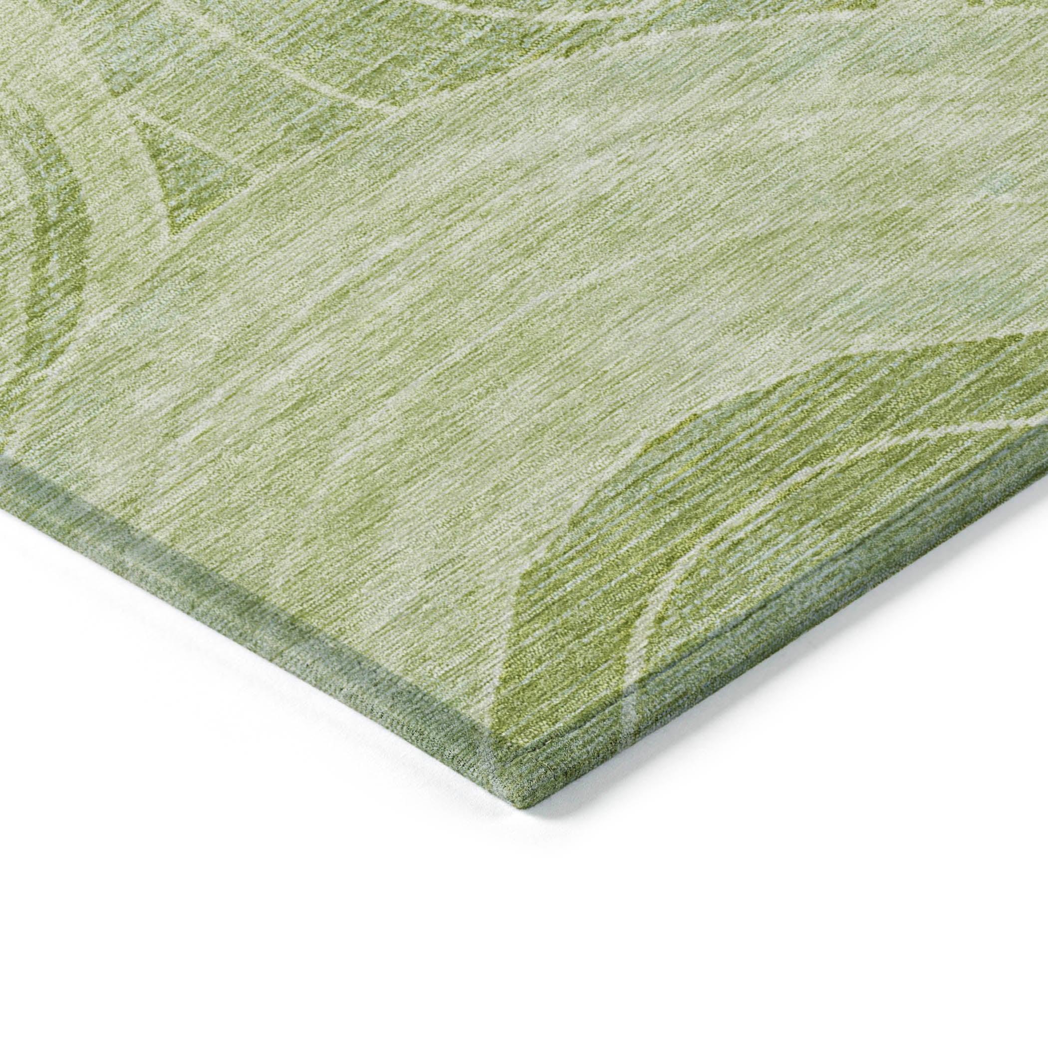 Addison Rugs Jaelain Green Washable Indoor-Outdoor Rug