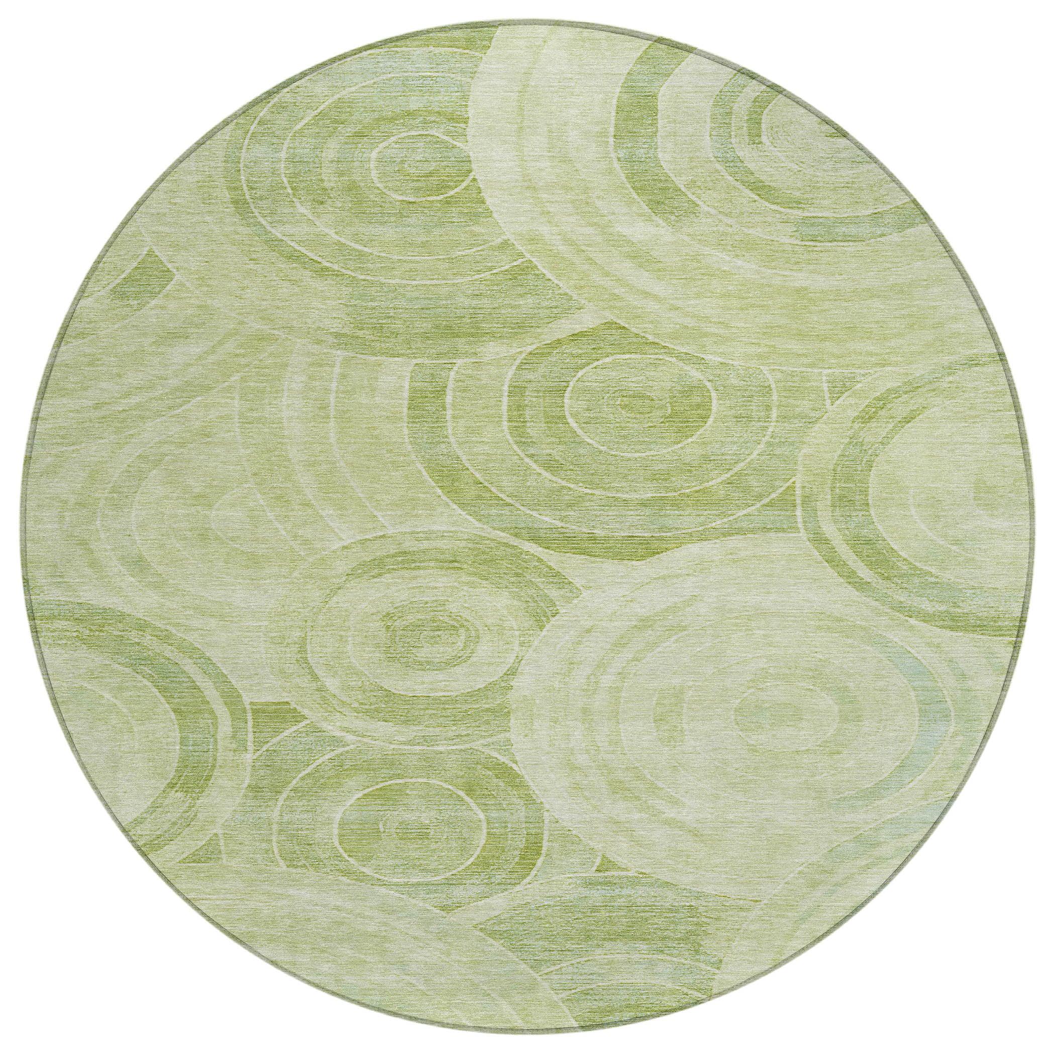 Addison Rugs Jaelain Green Washable Indoor-Outdoor Rug