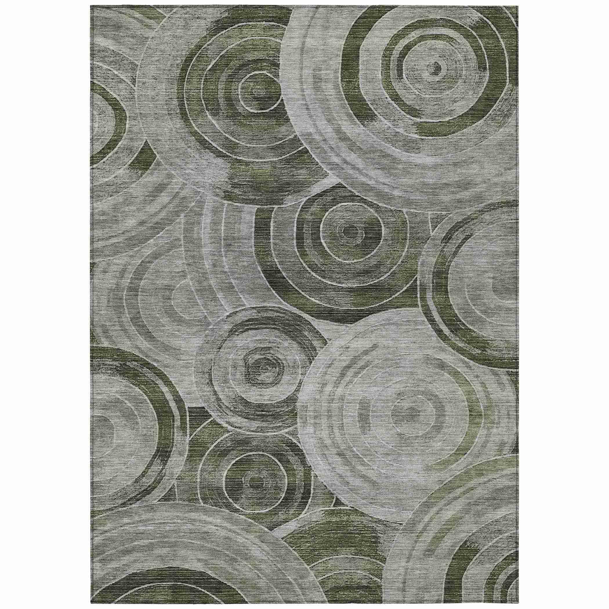 Addison Rugs Jaelain Taupe Washable Indoor-Outdoor Rug