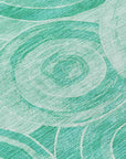 Addison Rugs Jaelain Teal Washable Indoor-Outdoor Rug