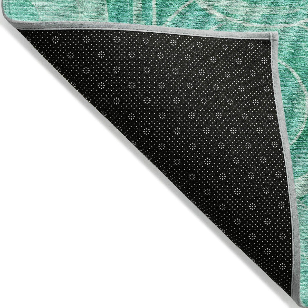 Addison Rugs Jaelain Teal Washable Indoor-Outdoor Rug