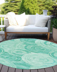 Addison Rugs Jaelain Teal Washable Indoor-Outdoor Rug