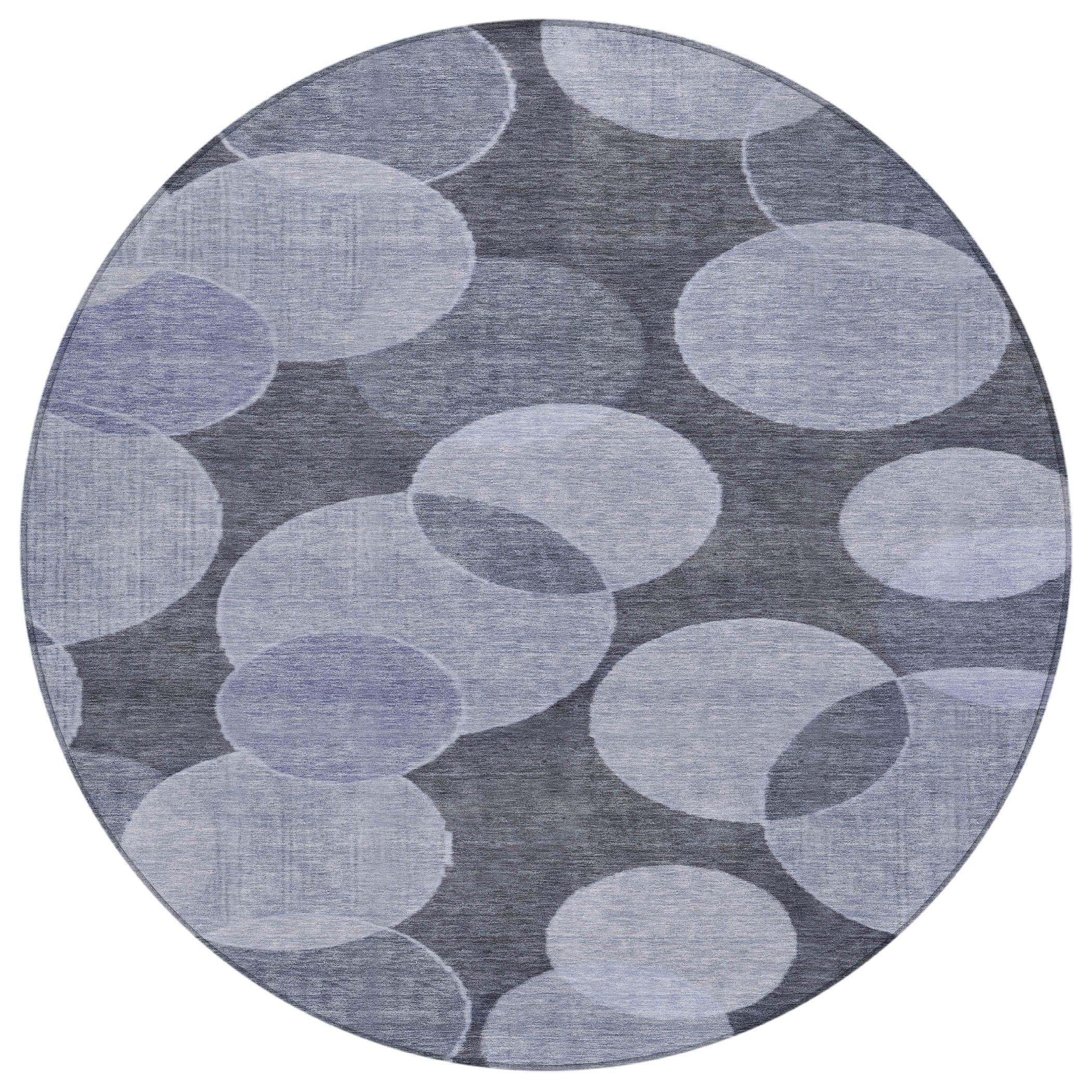 Addison Rugs Jaelanor Blue Washable Indoor-Outdoor Rug