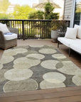 Addison Rugs Jaelanor Brown Washable Indoor-Outdoor Rug