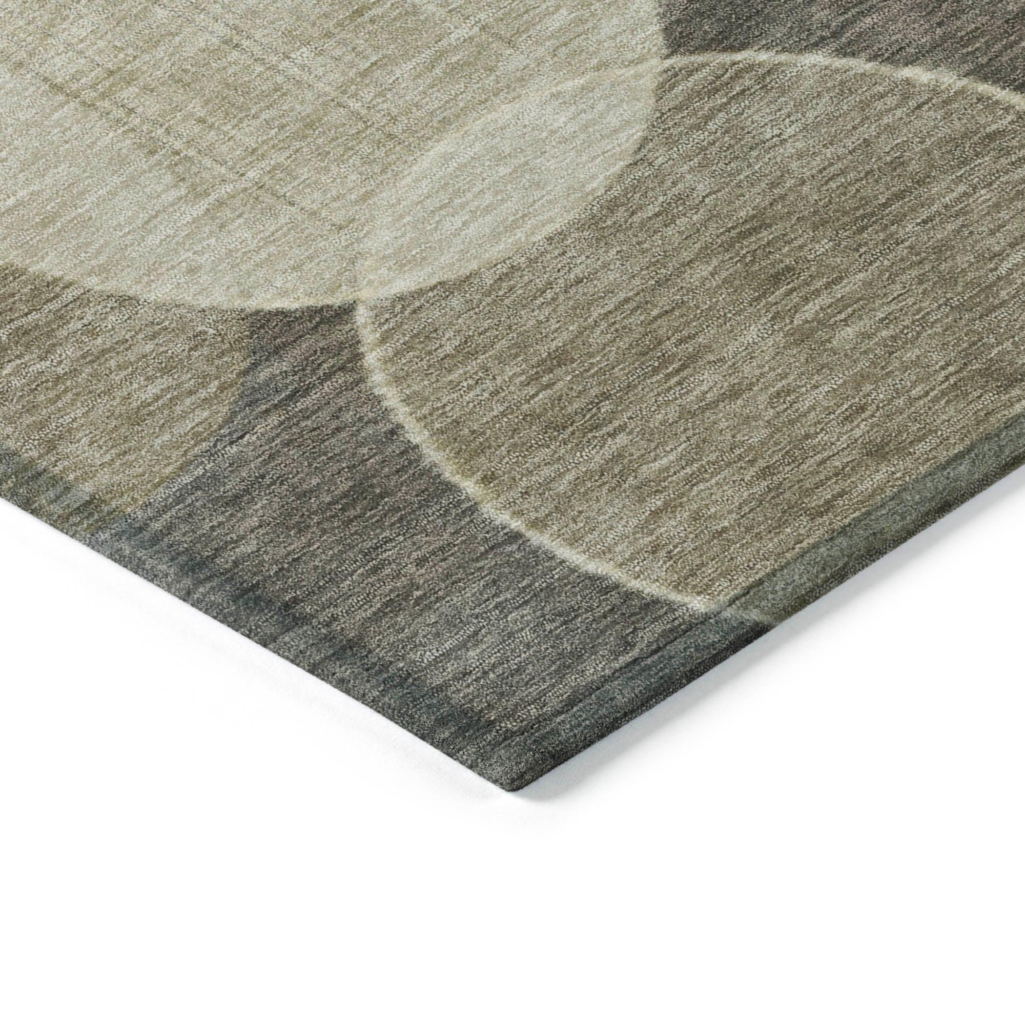 Addison Rugs Jaelanor Brown Washable Indoor-Outdoor Rug