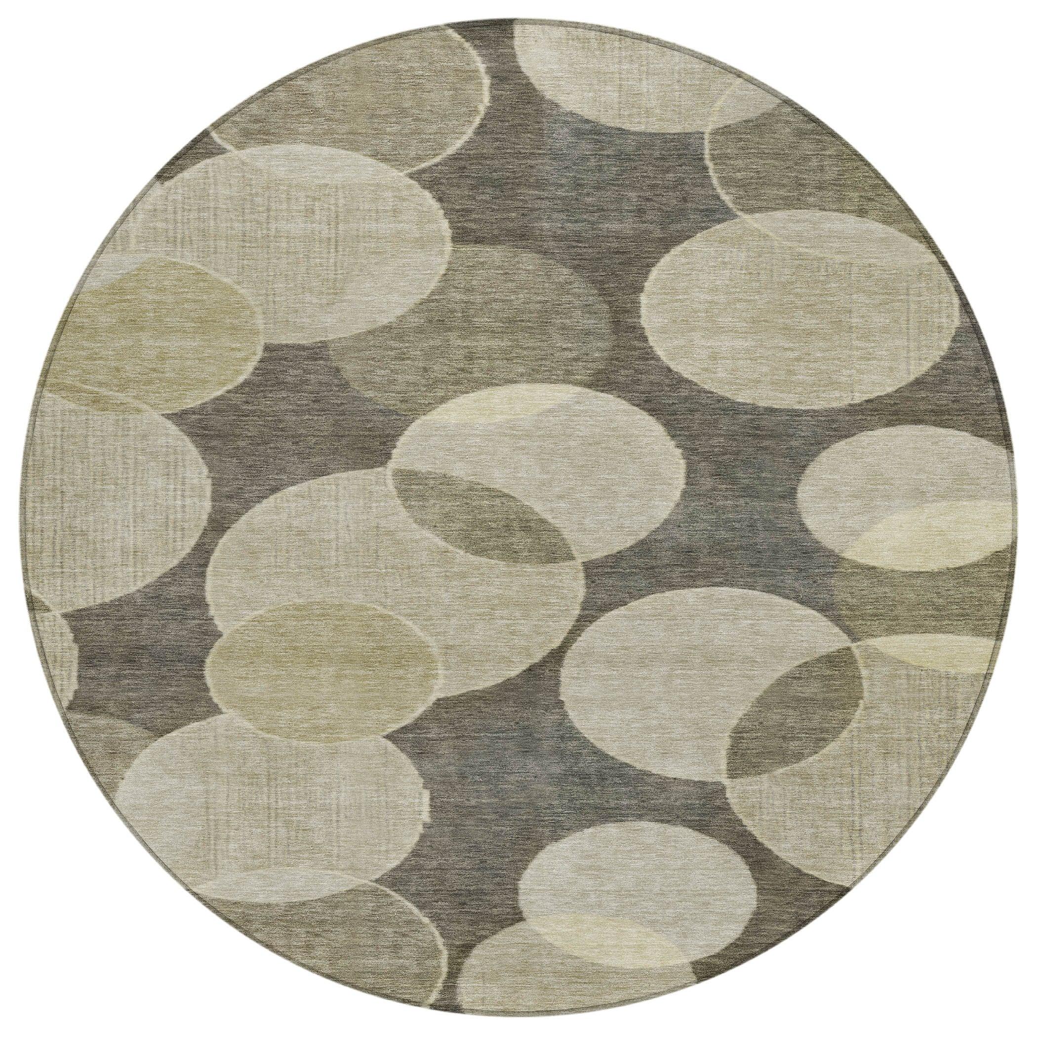Addison Rugs Jaelanor Brown Washable Indoor-Outdoor Rug