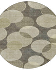 Addison Rugs Jaelanor Brown Washable Indoor-Outdoor Rug