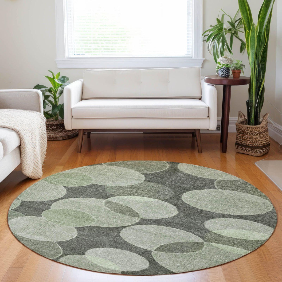 Addison Rugs Jaelanor Green Washable Indoor-Outdoor Rug