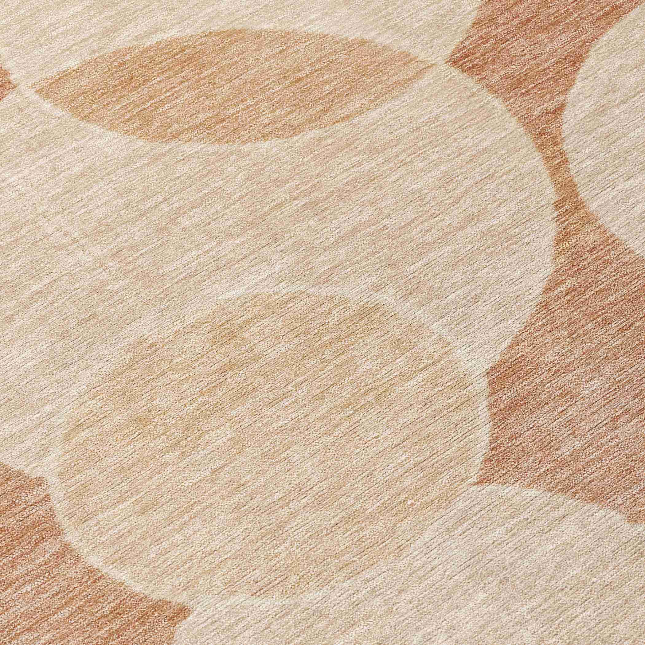 Addison Rugs Jaelanor Orange Washable Indoor-Outdoor Rug