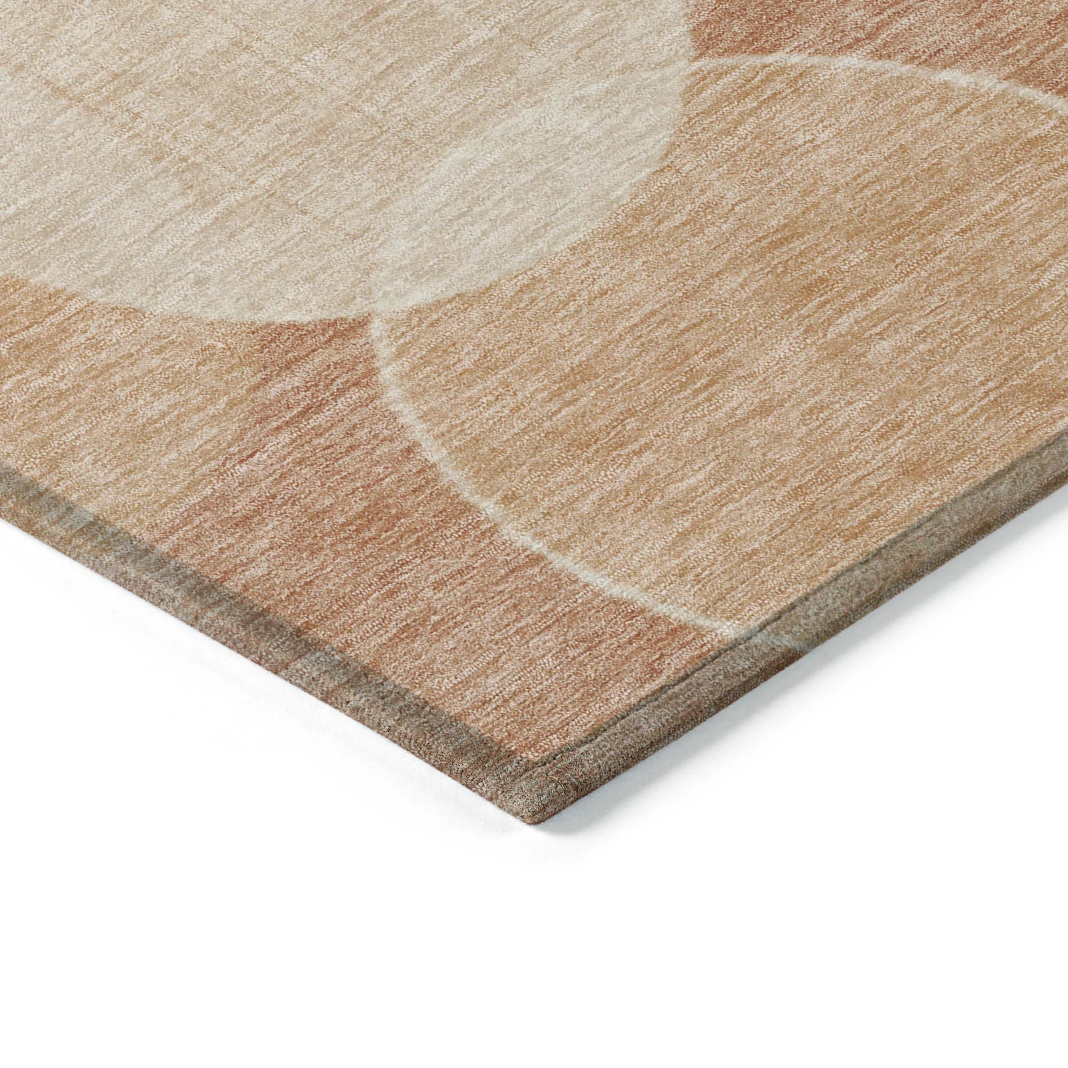 Addison Rugs Jaelanor Orange Washable Indoor-Outdoor Rug