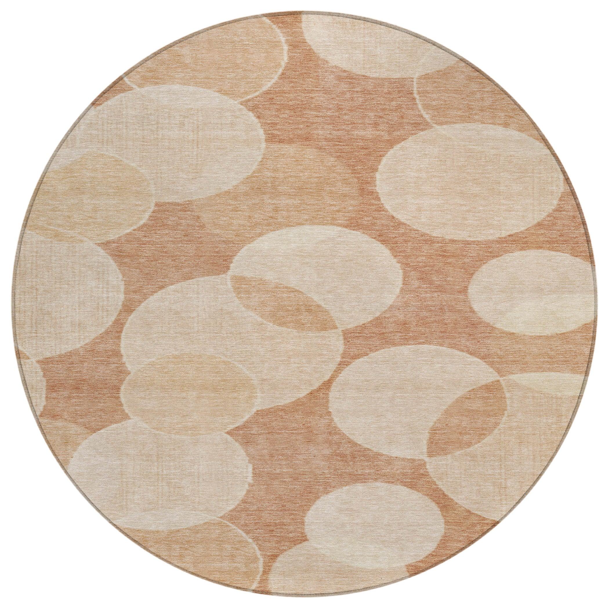 Addison Rugs Jaelanor Orange Washable Indoor-Outdoor Rug