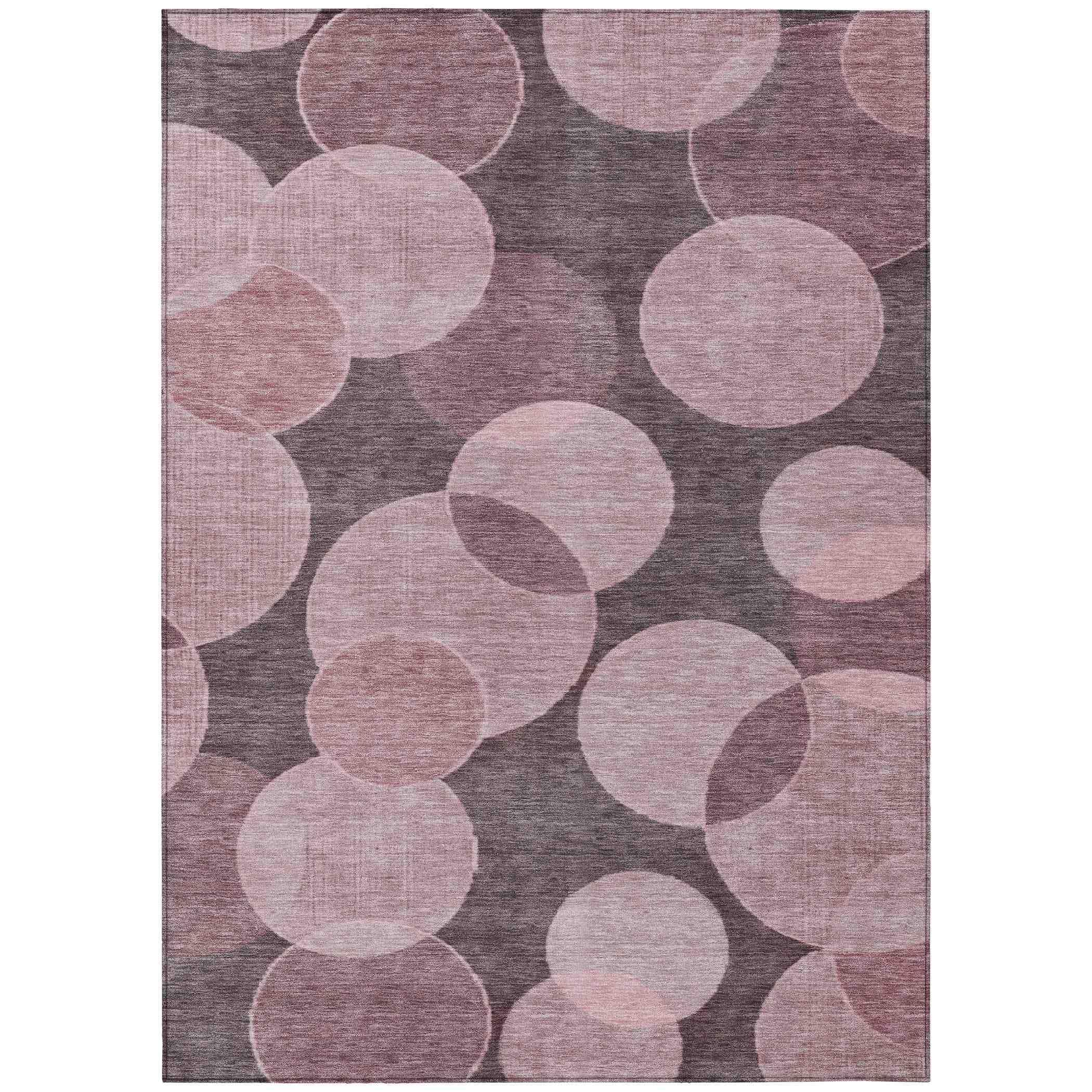 Addison Rugs Jaelanor Pink Washable Indoor-Outdoor Rug