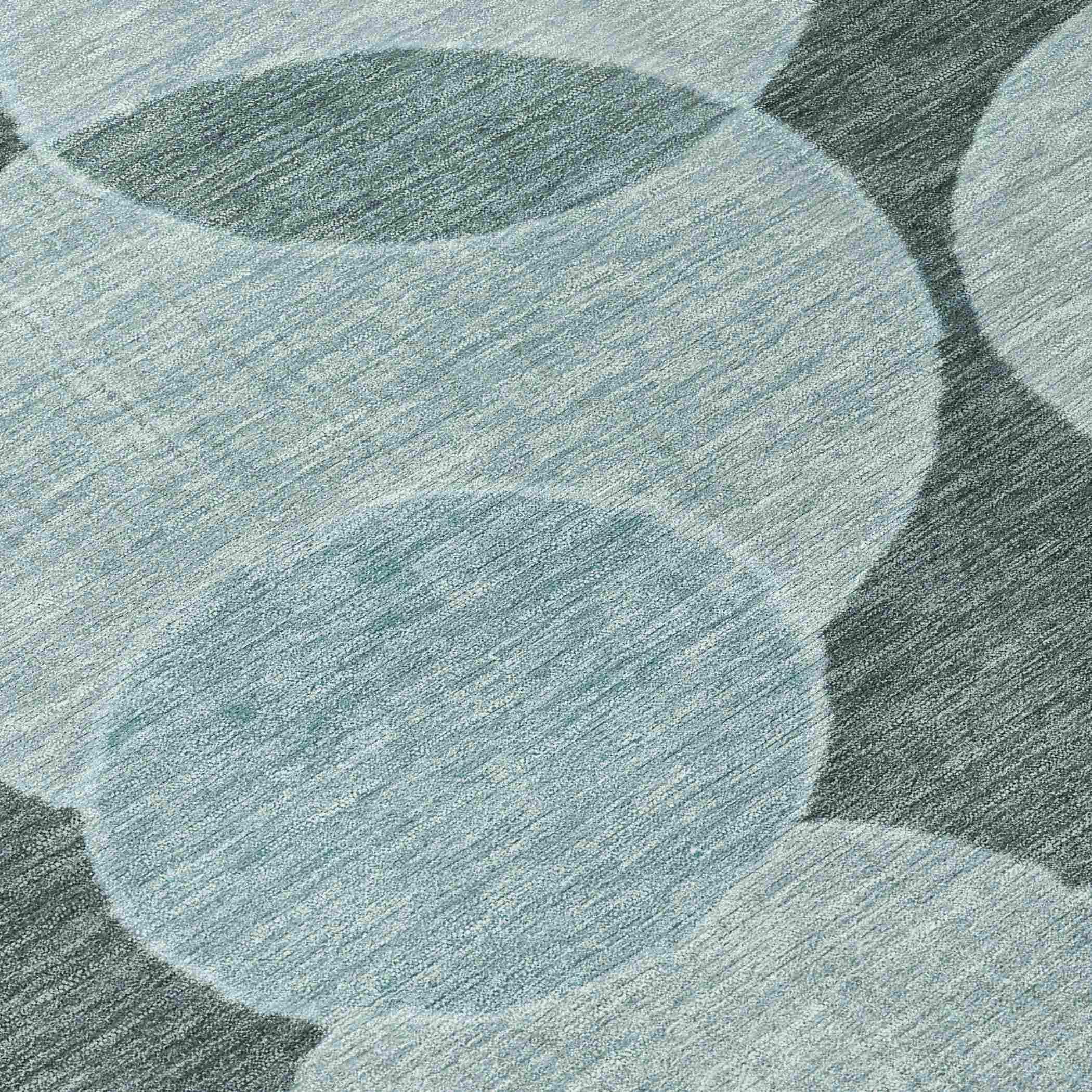 Addison Rugs Jaelanor Teal Washable Indoor-Outdoor Rug