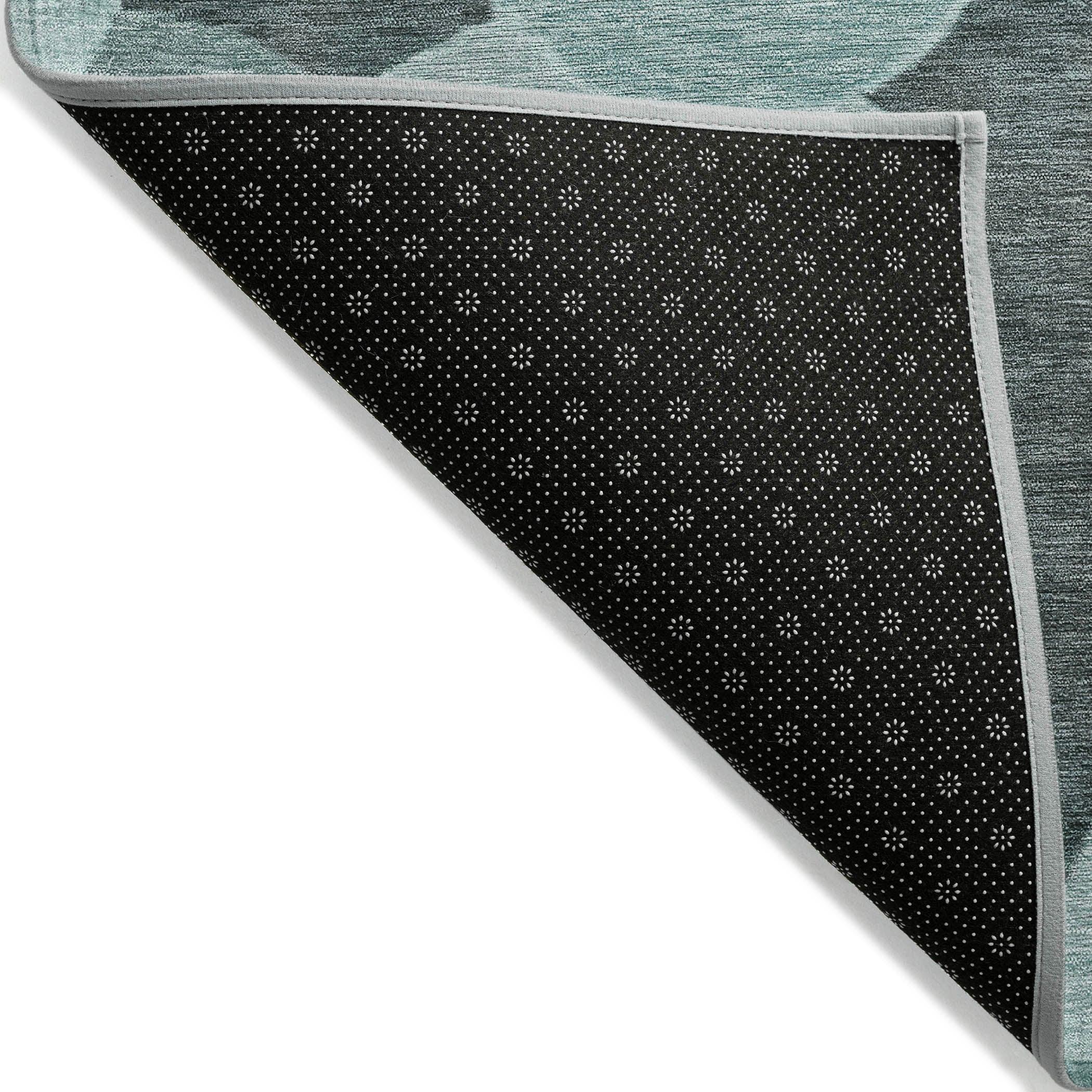 Addison Rugs Jaelanor Teal Washable Indoor-Outdoor Rug