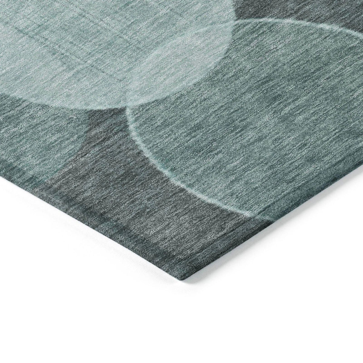 Addison Rugs Jaelanor Teal Washable Indoor-Outdoor Rug