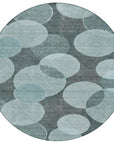 Addison Rugs Jaelanor Teal Washable Indoor-Outdoor Rug