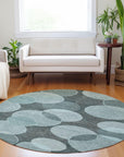 Addison Rugs Jaelanor Teal Washable Indoor-Outdoor Rug