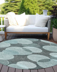 Addison Rugs Jaelanor Teal Washable Indoor-Outdoor Rug